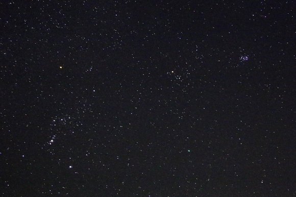 Lovejoy and Orion WIDE 10thJan