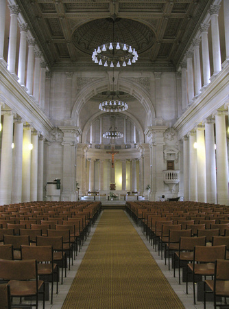 Inside Cathedral of the Blessed Sacrament Hall